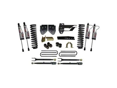 SkyJacker 4-Inch 4-Link Suspension Lift Kit with ADX 2.0 Remote Reservoir Monotube Shocks (17-22 4WD 6.7L Powerstroke F-350 Super Duty, Excluding Tremor)