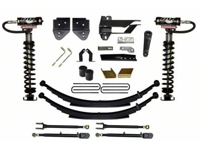 SkyJacker 6-Inch Coil-Over Kit with 4-Link Conversion and Rear Leaf Springs (17-22 4WD F-350 Super Duty)
