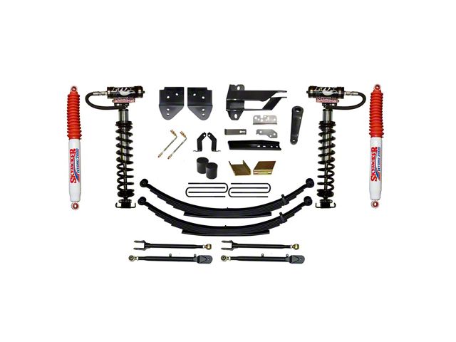 SkyJacker 6-Inch Coil-Over Kit with 4-Link Conversion, Rear Leaf Springs and Hydro Shocks (17-22 4WD F-350 Super Duty)