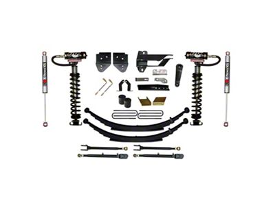SkyJacker 6-Inch Coil-Over Kit with 4-Link Conversion, Rear Leaf Springs and M95 Performance Shocks (17-22 4WD F-350 Super Duty)