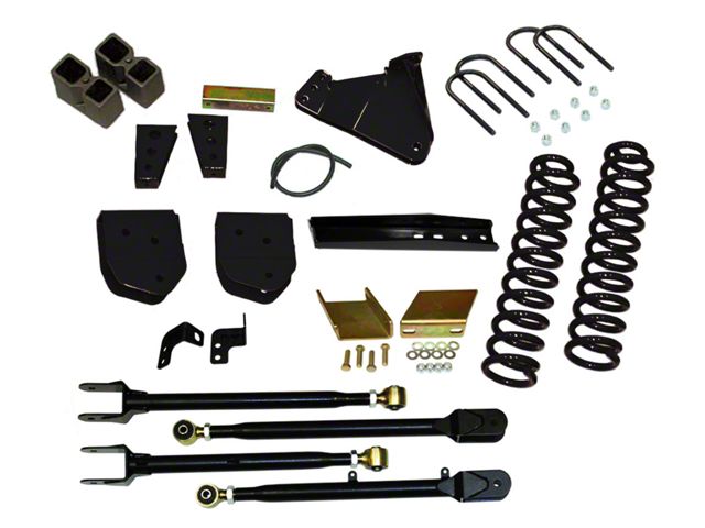 SkyJacker 6-Inch 4-Link Suspension Lift Kit with M95 Performance Shocks (11-16 4WD 6.7L Powerstroke F-350 Super Duty)