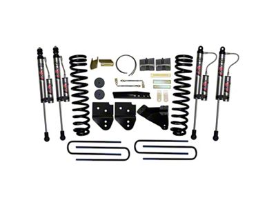 SkyJacker 6-Inch Suspension Lift Kit with Rear Lift Blocks and ADX 2.0 Remote Reservoir Shocks (11-16 4WD 6.7L Powerstroke F-350 Super Duty)