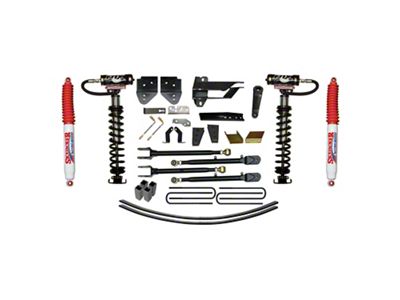 SkyJacker 8.50-Inch Coil-Over Kit with 4-Link Conversion, Lift Blocks, Rear Add-A-Leaf Springs and Nitro Shocks (17-22 4WD F-350 Super Duty)