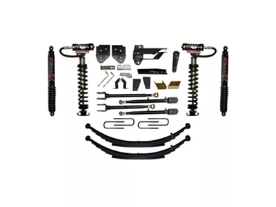 SkyJacker 8.50-Inch Coil-Over Kit with 4-Link Conversion, Leaf Springs and Black MAX Shocks (17-22 4WD F-350 Super Duty)
