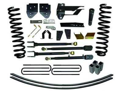 SkyJacker 8.50-Inch Suspension Lift Kit with 4-Link Conversion, Rear Add-A-Leaf Springs and Hydro Shocks (17-22 4WD 6.2L F-350 Super Duty)