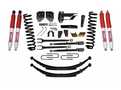 SkyJacker 8.50-Inch Suspension Lift Kit with 4-Link Conversion, Rear Leaf Springs and Hydro Shocks (17-22 4WD 6.2L F-350 Super Duty)
