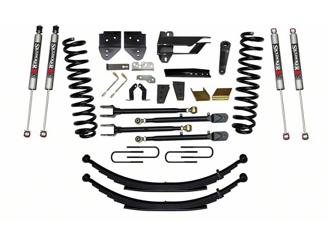 SkyJacker 8.50-Inch Suspension Lift Kit with 4-Link Conversion, Rear Leaf Springs and M95 Performance Shocks (17-22 4WD 6.2L F-350 Super Duty)
