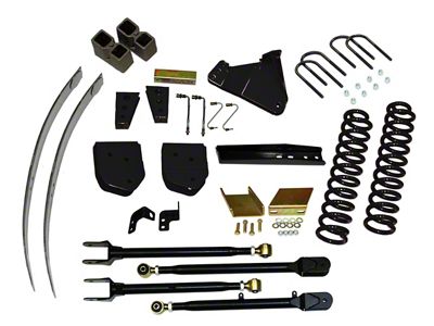 SkyJacker 8.50-Inch 4-Link Suspension Lift Kit with Nitro Shocks (11-16 4WD 6.7L Powerstroke F-350 Super Duty)