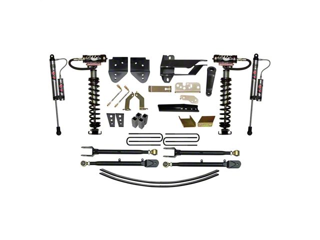 SkyJacker 8.50-Inch Coil-Over Suspension Lift Kit with Rear Add-A-Leaf and ADX 2.0 Remote Reservoir Monotube Shocks (17-22 4WD F-350 Super Duty w/o Tremor Package)
