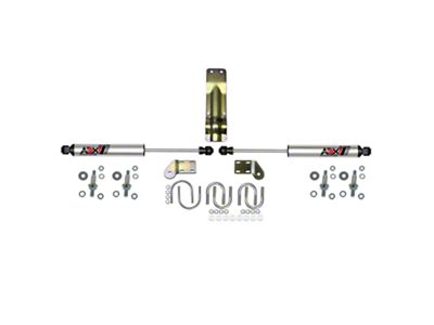 SkyJacker ADX 2.0 CNC Machined Polished Aluminum Dual Stabilizer Kit (05-25 4WD F-350 Super Duty)