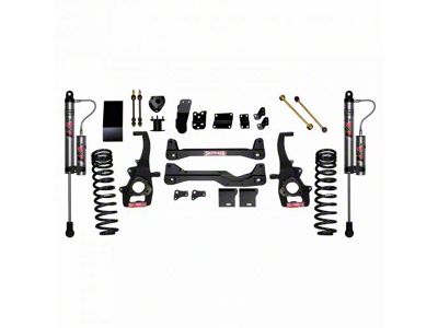 SkyJacker 4-Inch Standard Suspension Lift Kit with ADX 2.0 Remote Reservoir Shocks (09-11 4WD RAM 1500)