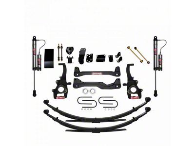 SkyJacker 6-Inch Standard Suspension Lift Kit with Leaf Springs and ADX 2.0 Remote Reservoir Shocks (06-08 4WD RAM 1500)