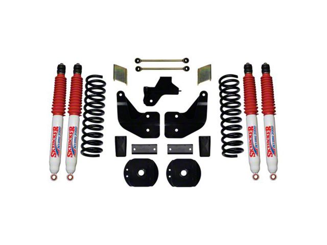 SkyJacker 4-Inch Suspension Lift with Rear Coil Spacers and Hydro Shocks (19-24 4WD 6.7L RAM 2500 w/o Air Ride, Excluding Power Wagon)