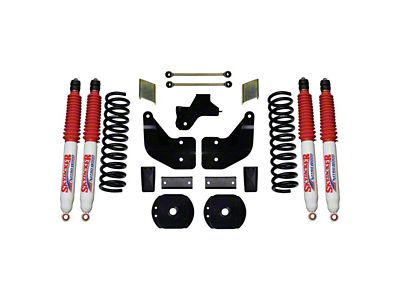SkyJacker 4-Inch Suspension Lift with Rear Coil Spacers and Nitro Shocks (19-24 4WD 6.7L RAM 2500 w/o Air Ride, Excluding Power Wagon)