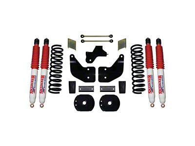SkyJacker 4-Inch Suspension Lift with Rear Coil Spacers and Nitro Shocks (19-24 4WD 6.7L RAM 2500 w/o Air Ride, Excluding Power Wagon)