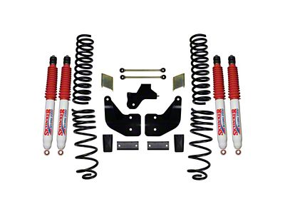 SkyJacker 4-Inch Suspension Lift with Rear Coil Springs and Hydro Shocks (19-24 4WD 6.7L RAM 2500 w/o Air Ride, Excluding Power Wagon)