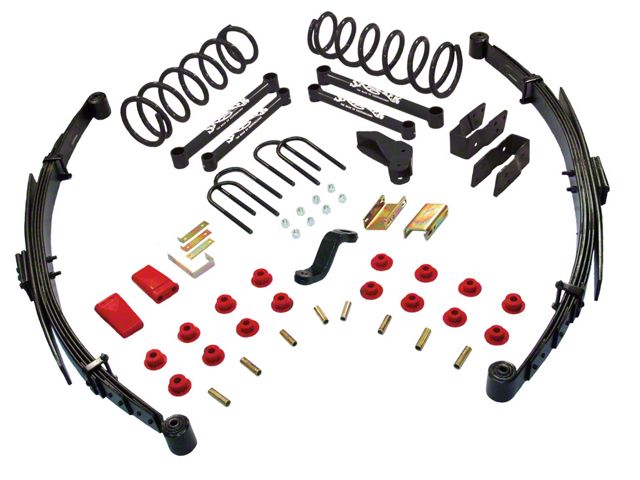 SkyJacker 6-Inch Suspension Lift Kit with Leaf Springs and M95 Performance MAX Shocks (03-08 4WD RAM 2500)