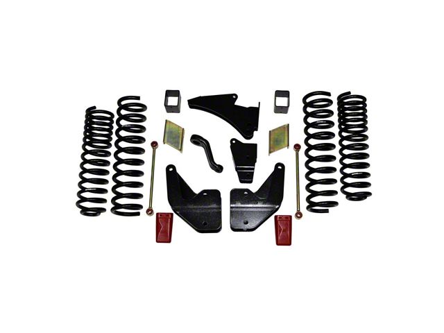 SkyJacker 6-Inch Suspension Lift Kit with Front and Rear Coil Springs (14-18 4WD 6.7L RAM 2500 w/o Air Ride)