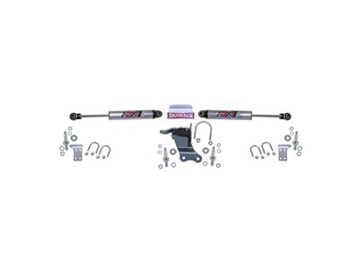 SkyJacker ADX 2.0 CNC Machined Polished Aluminum Dual Stabilizer Kit (94-02 4WD RAM 2500)