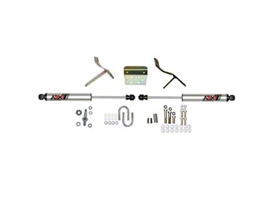 SkyJacker ADX 2.0 CNC Machined Polished Aluminum Dual Stabilizer Kit (03-08 4WD RAM 2500)
