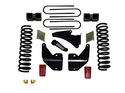 SkyJacker 3.50 to 4-Inch Suspension Lift Kit with Black MAX Shocks (13-18 4WD 6.7L RAM 3500 w/o Air Ride)