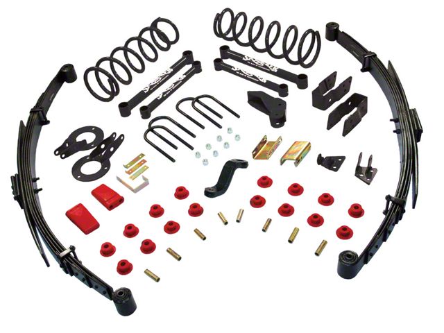 SkyJacker 6-Inch Class II Suspension Lift Kit with Leaf Springs and M95 Performance MAX Shocks (03-08 4WD RAM 3500)