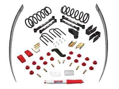 SkyJacker 6-Inch Suspension Lift Kit with Black MAX Shocks (2009 4WD RAM 3500)