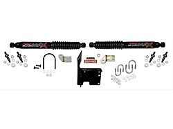 SkyJacker Black MAX Dual Steering Stabilizer Kit (13-26 4WD RAM 3500)