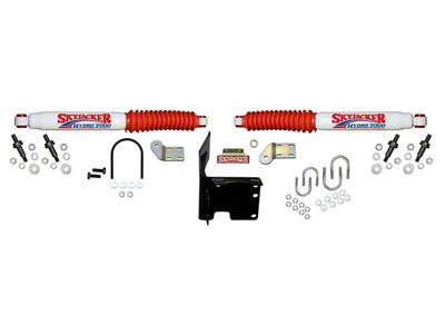 SkyJacker Hydro 7000 Dual Steering Stabilizer Kit (13-24 4WD RAM 3500)