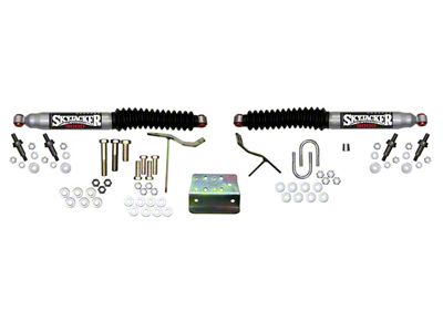 SkyJacker Silver 9000 Dual Steering Stabilizer Kit (03-09 4WD RAM 3500)