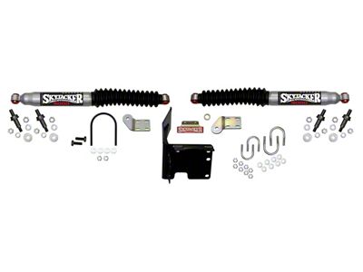 SkyJacker Silver 9000 Dual Steering Stabilizer Kit (13-24 4WD RAM 3500)