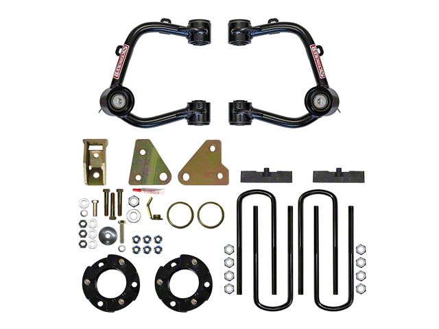 SkyJacker 3.50-Inch Upper Control Arm and Strut Spacer Suspension Lift Kit (19-20 4WD Ranger w/ Factory Aluminum Steering Knuckles)