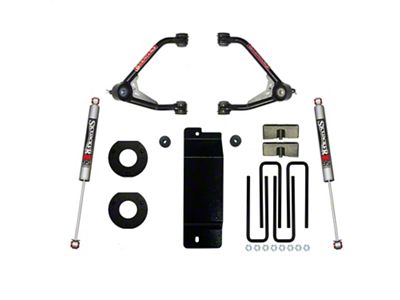 SkyJacker 3.50 to 4-Inch Upper Control Arm Lift Kit with M95 Performance Shocks (17-18 4WD Sierra 1500, Excluding Denali)