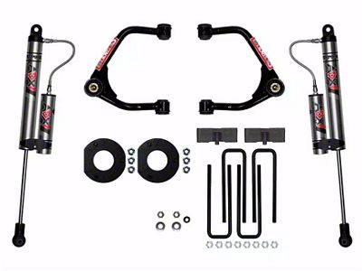 SkyJacker 3.50-Inch Suspension Lift Kit with ADX 2.0 Remote Reservoir Monotube Shocks (19-24 Sierra 1500 Crew Cab w/ 5.80-Foot Short Box & Rear Mono-Leaf Springs, Excluding AT4 & Denali)