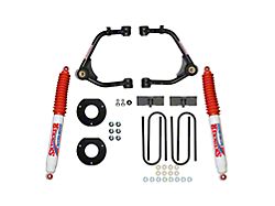 SkyJacker 3.50-Inch Upper Control Arm Suspension Lift Kit with Nitro Shocks (25-26 Sierra 1500 Crew Cab w/ 5.80-Foot Short Box & w/o Rear Mono-Leaf Springs, Excluding AT4 & Denali)