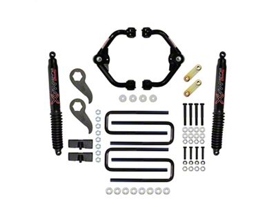 SkyJacker 3 to 3.50-Inch Suspension Lift Kit with Black MAX Shocks (20-25 Sierra 2500 HD w/o MagneRide)