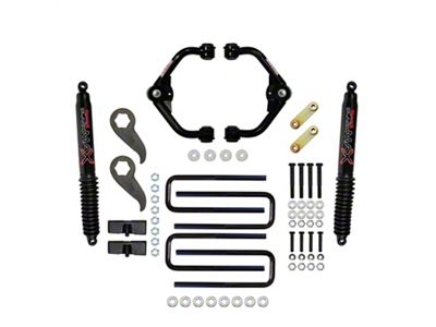 SkyJacker 3 to 3.50-Inch Suspension Lift Kit with Black MAX Shocks (20-24 Sierra 2500 HD w/o MagneRide)