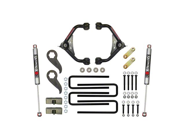 SkyJacker 3 to 3.50-Inch Upper Control Arm Suspension Lift Kit with M95 Performance Shocks (11-19 Sierra 2500 HD SRW w/o Factory Overload Springs, Excluding Denali)