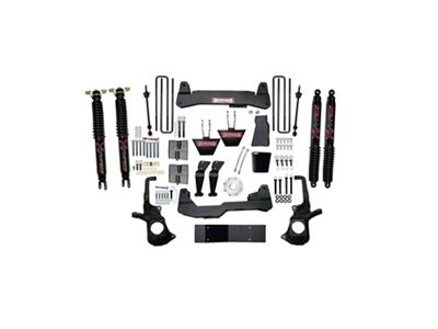 SkyJacker 6-Inch Suspension Lift Kit with Black MAX Shocks (11-19 Sierra 3500 HD, Excluding Denali)