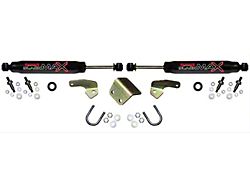SkyJacker Black MAX Dual Steering Stabilizer Kit for 4+ Inch Lift (11-19 4WD Sierra 3500 HD)