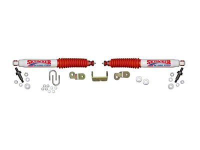 SkyJacker Hydro 7000 Dual Steering Stabilizer Kit (07-10 4WD 6.0L Sierra 3500 HD)