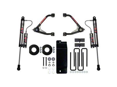 SkyJacker 3.50-Inch Suspension Lift Kit with ADX 2.0 Remote Reservoir Shocks (14-16 Silverado 1500 w/ Stock Cast Steel Control Arms)