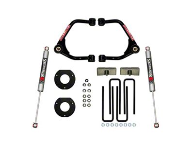 SkyJacker 3.50-Inch Upper A-Arm Lift Kit with Strut Spacers, Lift Blocks and M95 Performance Shocks (19-24 Silverado 1500 Crew Cab w/ 5.80-Foot Short Box, Excluding Trail Boss)