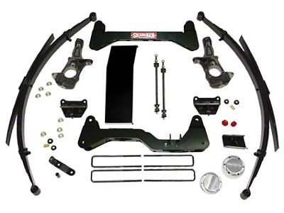 SkyJacker 6-Inch Suspension Lift Kit with Leaf Springs and Black MAX Shocks (99-06 4WD Silverado 1500)