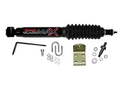 SkyJacker Black MAX Single Steering Stabilizer for SkyJacker 3 to 6-Inch Lift (99-06 4WD Silverado 1500)