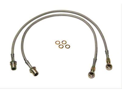 SkyJacker Front Stainless Steel Brake Lines for 5 to 7-Inch Lift (2007 4WD Silverado 1500)