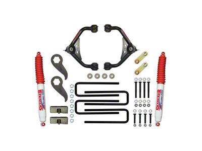 SkyJacker 3 to 3.50-Inch Upper Control Arm Suspension Lift Kit with Hydro Shocks (11-19 Silverado 2500 HD SRW w/o Factory Overload Springs)