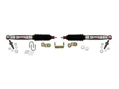 SkyJacker Silver 9000 Dual Steering Stabilizer Kit (07-10 4WD 6.0L Silverado 2500 HD)