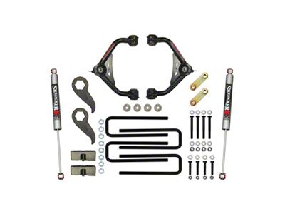 SkyJacker 3 to 3.50-Inch Upper Control Arm Suspension Lift Kit with M95 Performance Shocks (11-19 Silverado 3500 HD SRW w/o Factory Overload Springs)