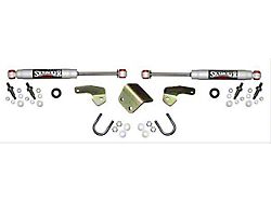 SkyJacker Silver 9000 Dual Steering Stabilizer Kit for 4+ Inch Lift (11-19 4WD Silverado 3500 HD)